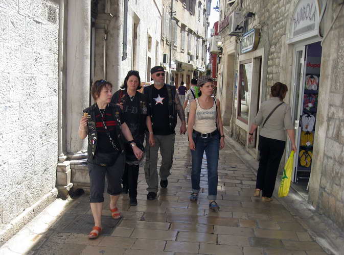 Kroatien-2010-008.JPG - in der Altstadt von Zadar