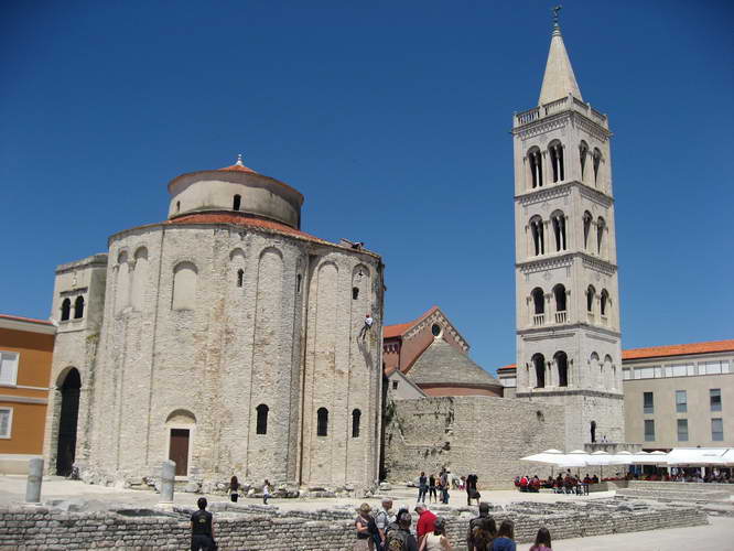 Kroatien-2010-009.JPG - in der Altstadt von Zadar