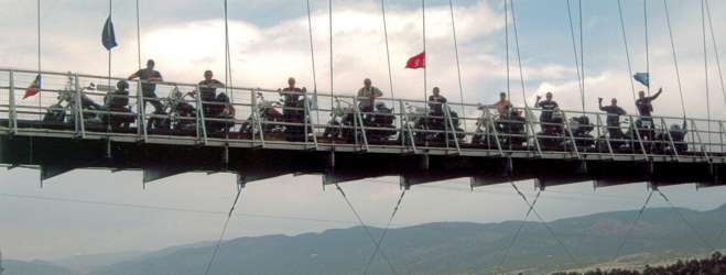 auf der Royal Gorge Bridge - 321m ber dem Arkansas River