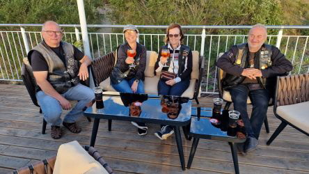 Drink auf der Bar am Strand