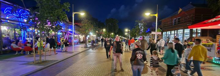 nachts in Palanga