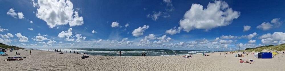 Baden am Strand auf der Kurischen Nehrung
