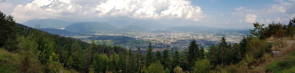 Blick ber Villach