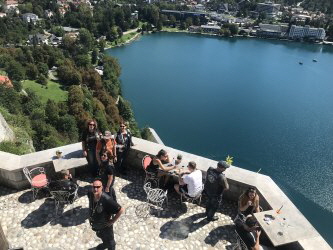 auf der Burg in Bled