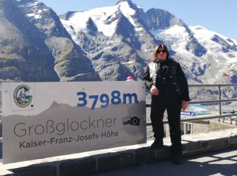 auf der kaiser Franz Josefs H�he mit Blick ein den Gro�glockner