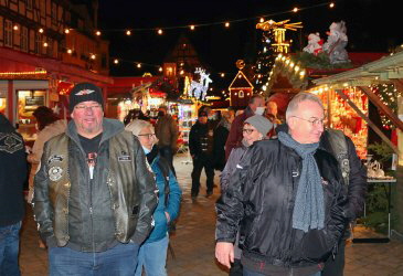 auf dem Weihnachtsmarkt in Quedlinburg