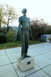 vor dem Panoramamuseum