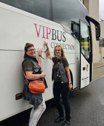 Start zur Schl�ssertour mit dem VIP-Bus