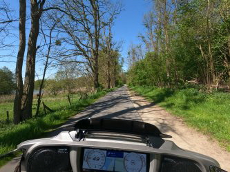 auf dem Weg nach Neuglobsow am Stechlinsee