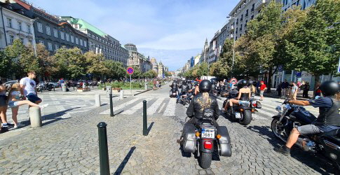 Ausfahrt in der City