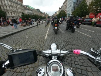 Ausfahrt durch die City