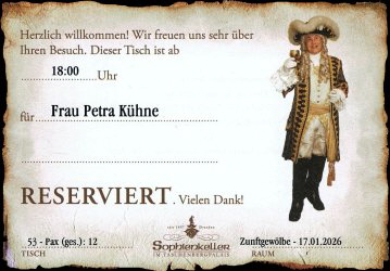 im Sophienkeller mit sehr sch�nem Programm