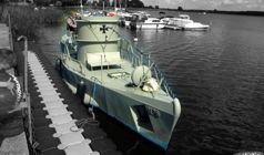 mit U96 �ber den Semliner See