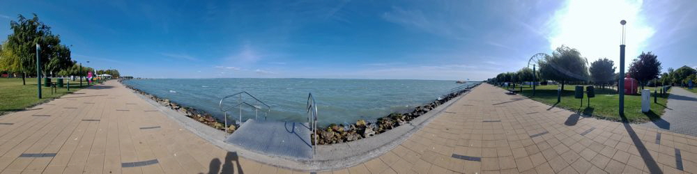 unser Hotelstrand am Balaton in Siofok