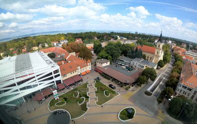 Blick vom Turm auf Siofok und Balaton
