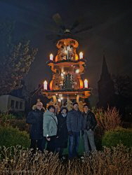 auf dem Tippiweihnachtsmarkt in Braunlage