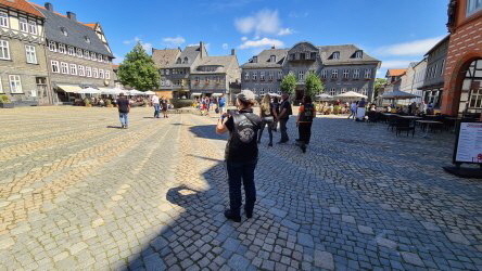 auf dem Markt in Goslar